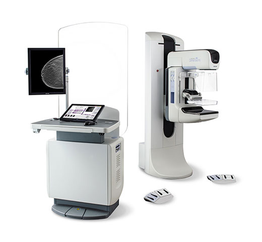 Hologic Selenia® Dimensions® Digital Mammography System in white background